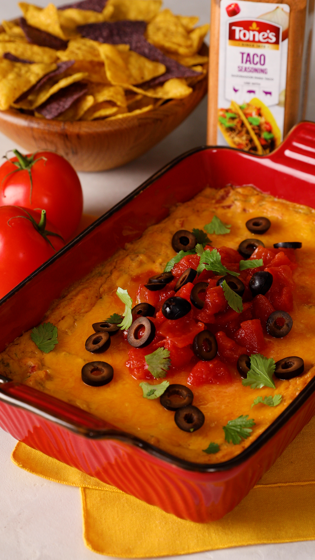 Baked Taco Dip Recipe