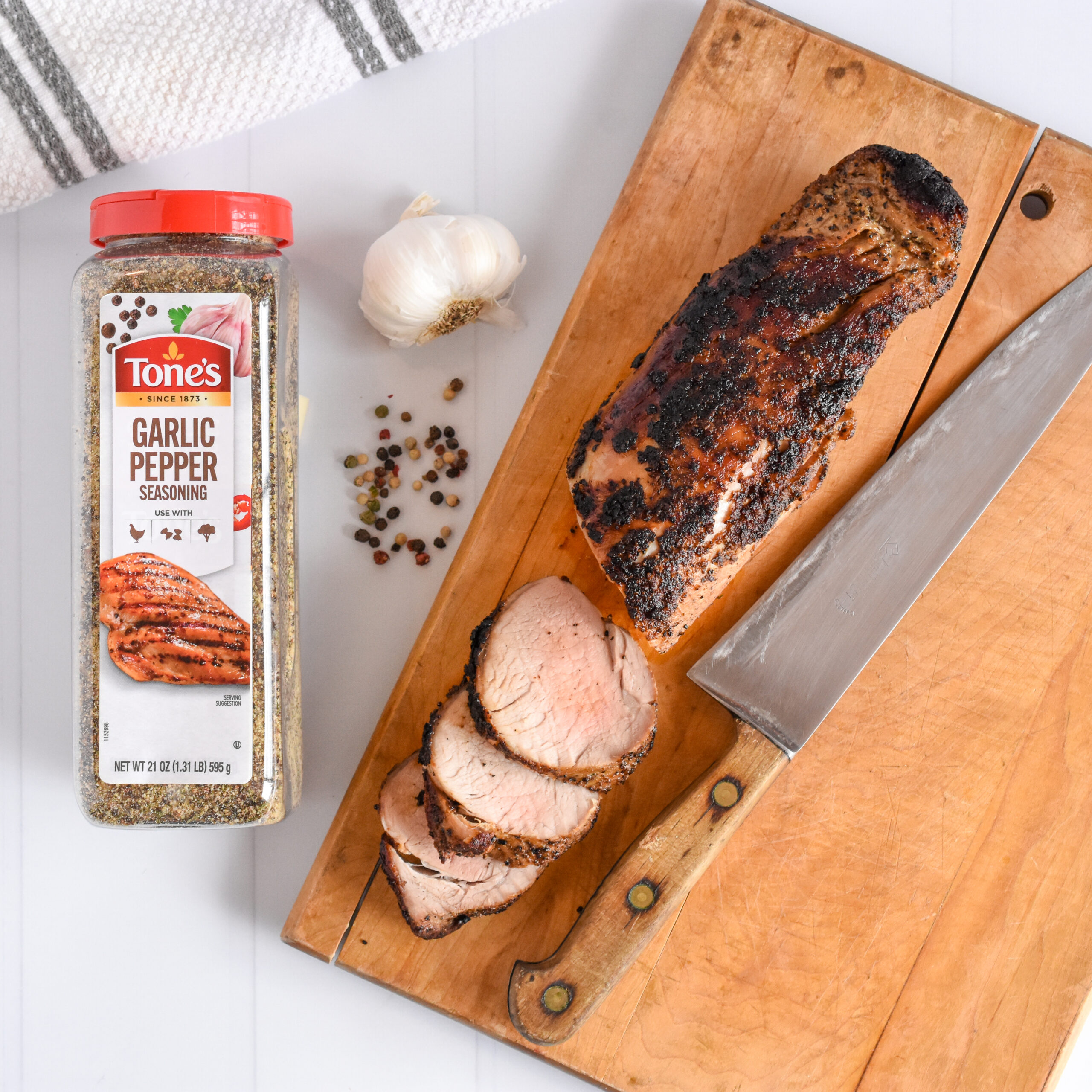 Garlic Pepper Pork Tenderloin Recipe