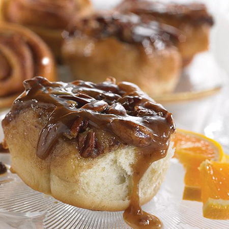 Caramel Pecan Rolls with Make Ahead Directions