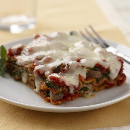 Cheesy Spinach Lasagna