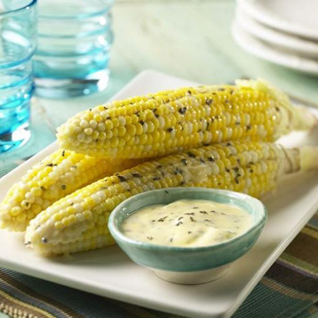 Corn on the Cob with Herb Garlic Butter Recipe