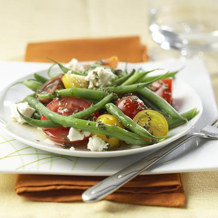 Fresh Summer Bean and Tomato Salad Recipe