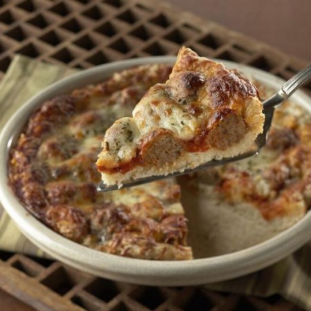 Dish Italian Meatball and Cheese Pizza Bake Recipe