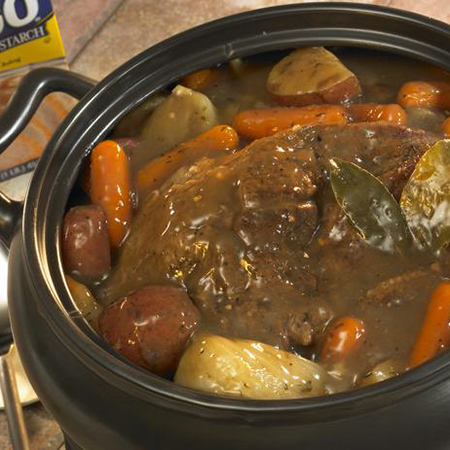 Slow Cooker Beef Pot Roast with Gravy Recipe