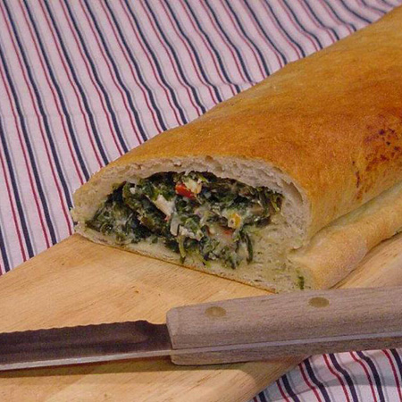 Spinach Feta Sandwich Roll